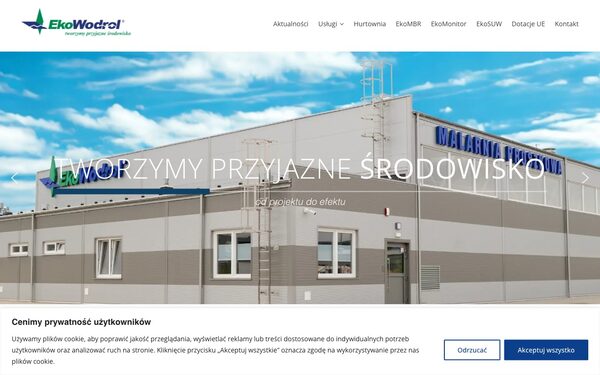Vorschau der ekowodrol.pl Website