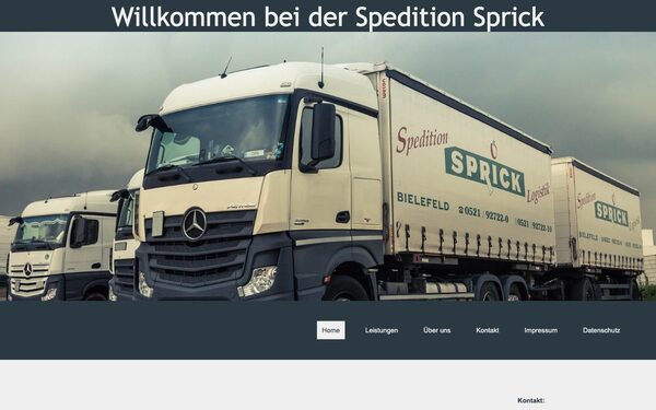Vorschau der spedition-sprick.de Website